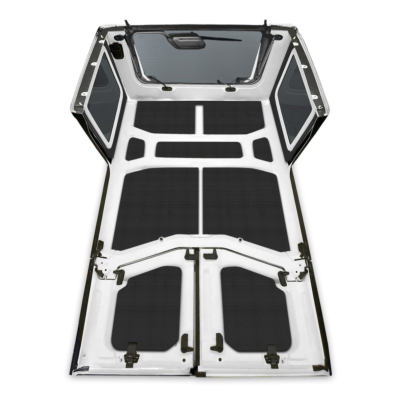 DEI 50178 18-23 Jeep Wrangler JL 4-Door Boom Mat Complete Headliner Kit - 13 Piece - Black