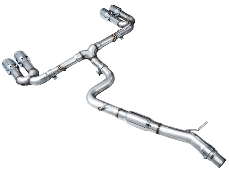 AWE Tuning 3020-42897 AWE 22-24 Audi 8Y S3 Track Edition Exhaust - Chrome Silver Tips