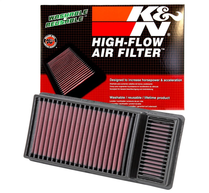 K&N Engineering 33-5010 K&N Replacement Panel Air Filter for 11-15 Ford F-250/F-350/F-450/F-550 Super Duty 6.7L V8 Diesel