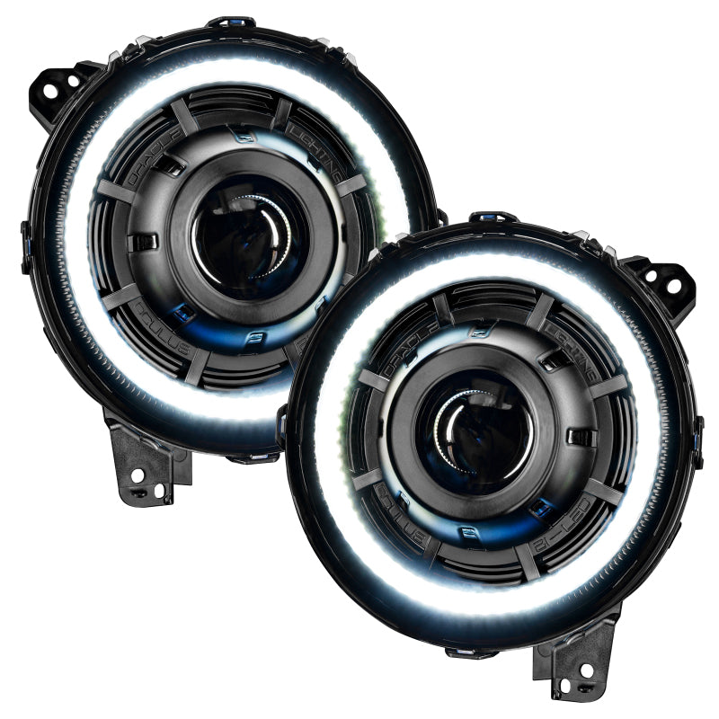 ORACLE Lighting 5839-504 Oracle Oculus Bi-LED Projector Headlights for Jeep JL/Gladiator JT - Matte Blk - 5500K