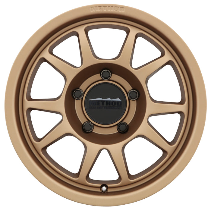 Method Wheels MR70257051915 Method MR702 15x7 +15mm Offset 5x100 56.1mm CB Method Bronze Wheel
