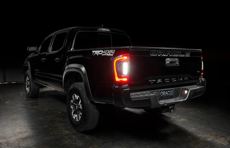 ORACLE Lighting 5911-504-T Oracle Lighting 16-23 Gen 3 Toyota Tacoma Black Series Flush Style LED Tail Lights