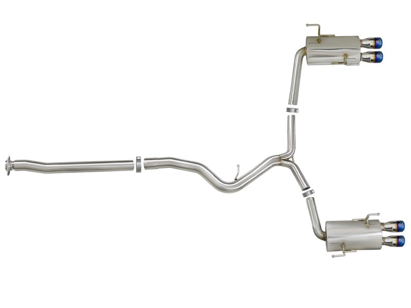 aFe 49-36801-L Takeda 3in 304 SS Cat-Back Exhaust System 15-18 Subaru WRX/WRX STI H4-2.0/2.5L (t)