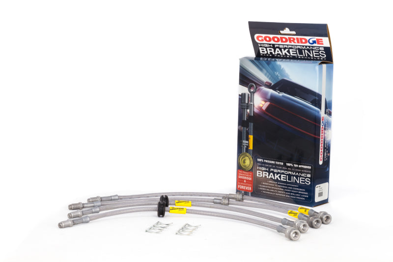 Goodridge 25048 04-13 Mazda 3/Mazdaspeed3 Stainless Steel Brake Line Kit