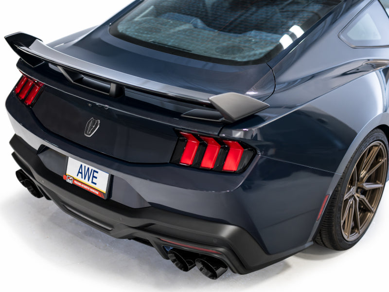 AWE Tuning 3025-43375 AWE 2024 Ford Mustang Dark Horse S650 RWD SwitchPath Catback Exhaust w/ Quad Diamond Black Tips