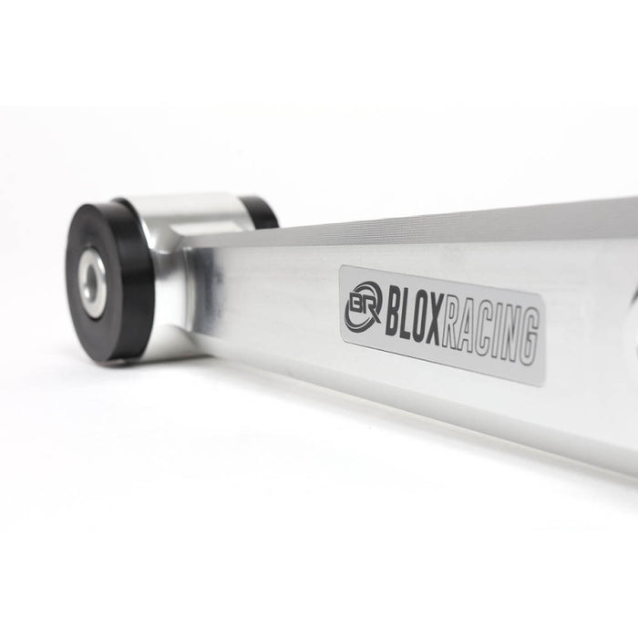 BLOX Racing BXSS-21204-RAW-V2 V2 Billet Rear Lower Control Arms Poly Bushings 96-00 Honda Civic - Raw