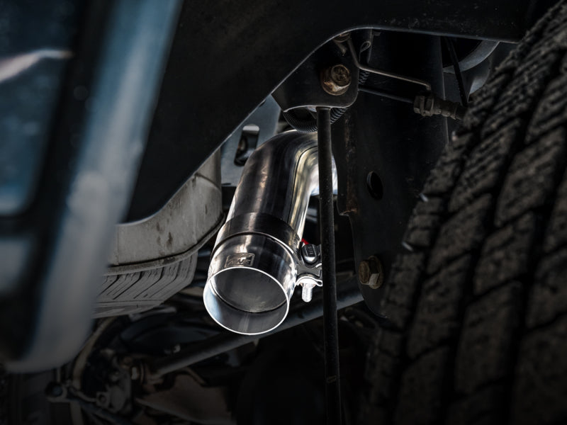 AWE Tuning 3015-33309 09-18 RAM 1500 5.7L (w/o Cutout) 0FG Single Side Exit Cat-Back Exhaust - Diamond Blk Tips