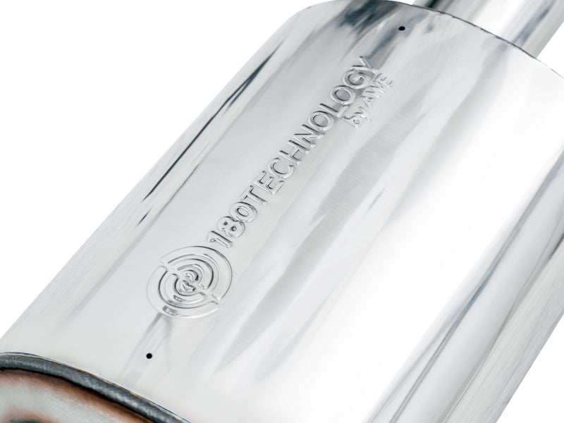 AWE Tuning 3015-42203 4th Gen GM 1500 6.2L 0FG Catback Split Rear Exit (w/ Bumper Cutouts) - Quad Chrome Tips