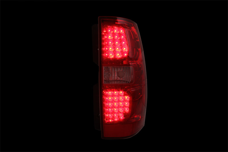 ANZO 311143 2007-2013 Chevrolet Avalanche LED Taillights Red/Clear
