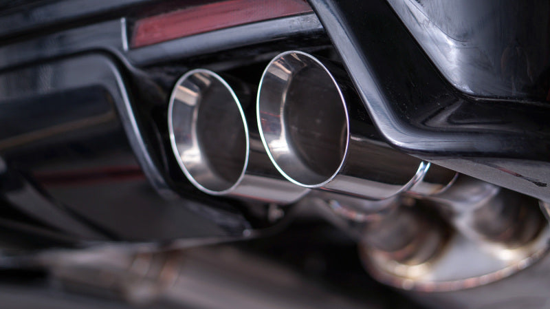 Stainless Works CTSV16MKS-PC 2016-18 Cadillac CTS-V Sedan Axleback System Dual-Mode Turbo Mufflers 4in Tips