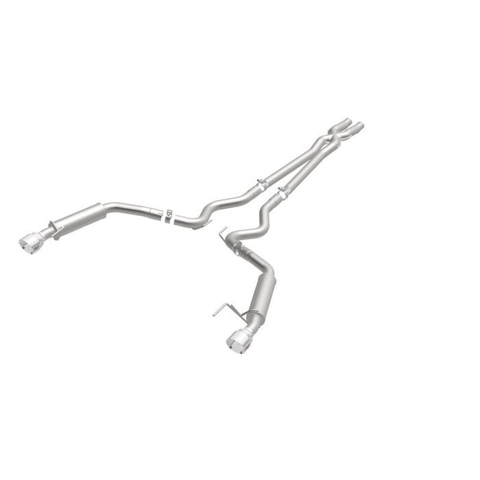Magnaflow 19099 MagnaFlow Cat Back, SS, 2.5in, Competition, Dual Split Polished 4.5in Tips 2015 Ford Mustang V6 3.7L