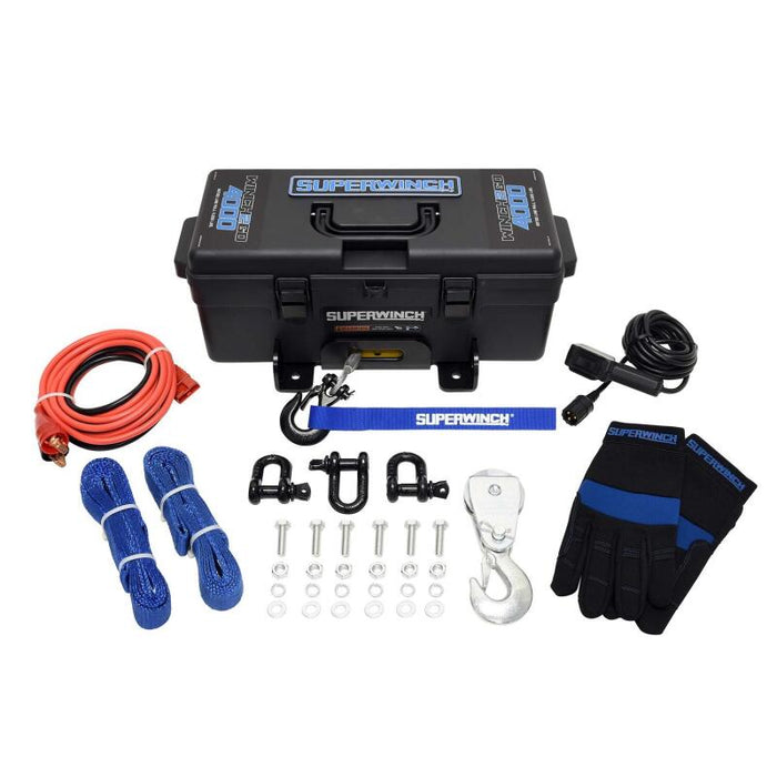Superwinch 1140222 4000 LBS 12V DC 3/16in x 50ft Steel Rope Winch2Go Steel Rope