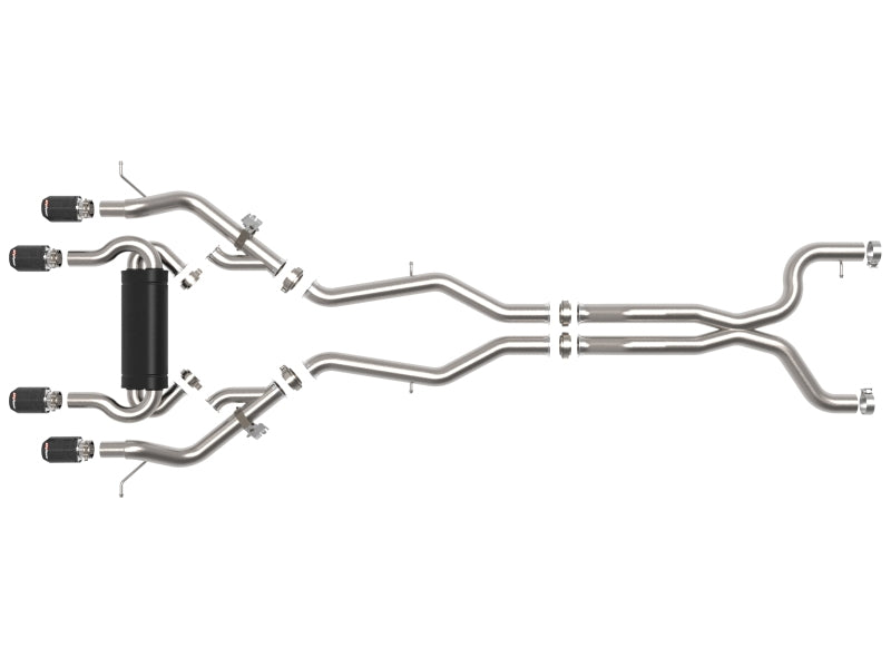 aFe 49-36351-C MACHForce XP Exhausts Cat-Back SS 19-21 BMW M2 Competition L6-3.0L w/Carbon Tips