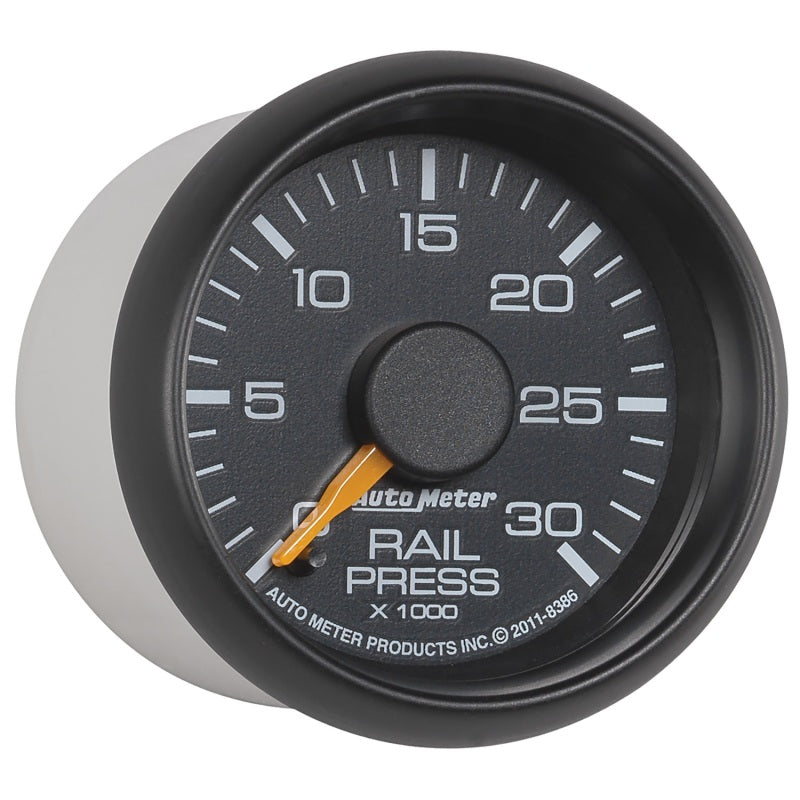 AutoMeter 8386 Autometer Factory Match 52.4mm Digital Stepper Motor 0-30,000 PSI Diesel Fuel Rail Pressure Gauge