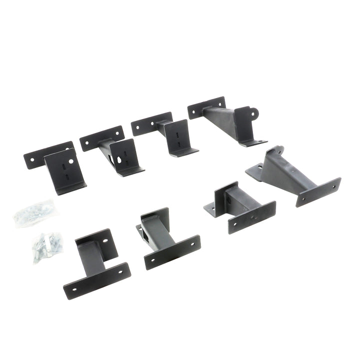 Go Rhino FSD4516TK 2020+ Jeep Gladiator JT 4DR Crew Cab Dominator Xtreme Frame Slider Mounting Brackets Only
