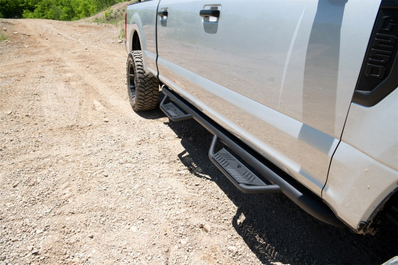 N-Fab HPF9984CC-TX Podium LG 99-16 Ford F-250/350 Super Duty Crew Cab - Tex. Black - 3in