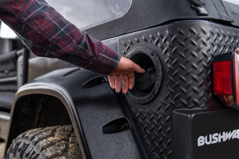 Bushwacker 14004 97-06 Jeep Wrangler Trail Armor Rear Corners - Black