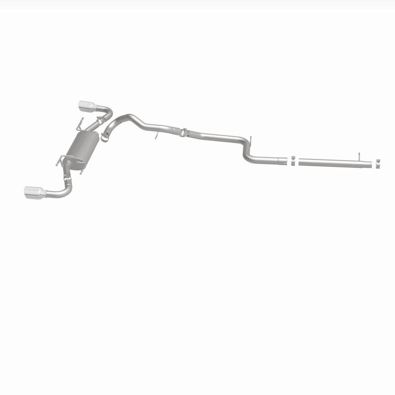 Magnaflow 15146 MagnaFlow 10-12 Mazda 3 L4 2.5L Hatchback Split Rear Exit Stainless Cat Back Performance Exhaust