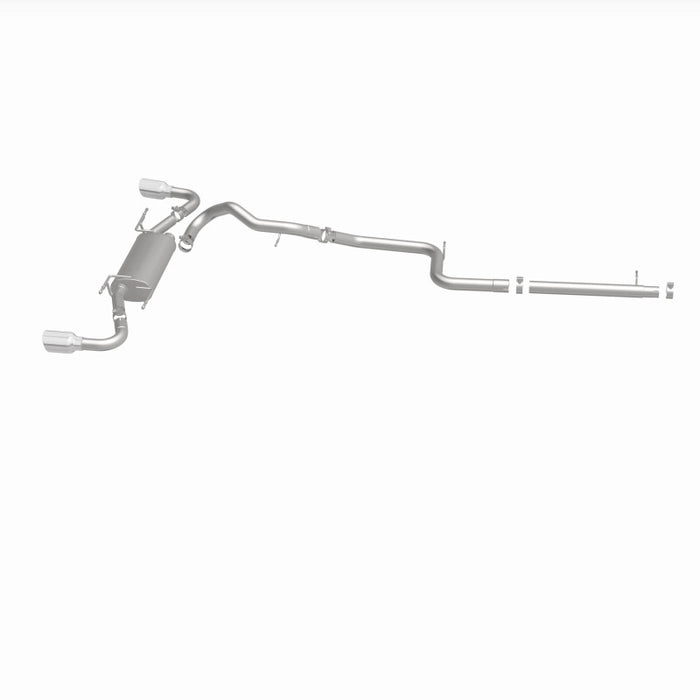 Magnaflow 15146 MagnaFlow 10-12 Mazda 3 L4 2.5L Hatchback Split Rear Exit Stainless Cat Back Performance Exhaust