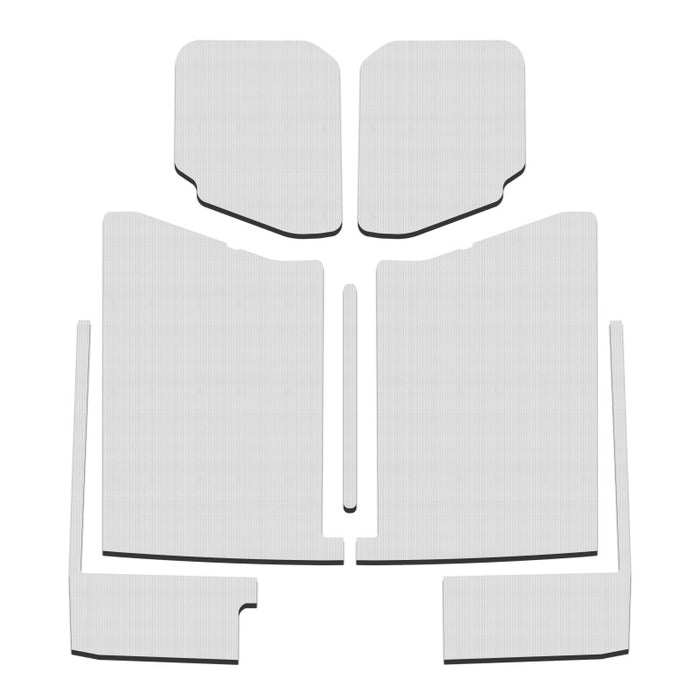 DEI 50185 20-22 Jeep Gladiator JT 4-Door Boom Mat Complete Headliner Kit - 7 Piece - White