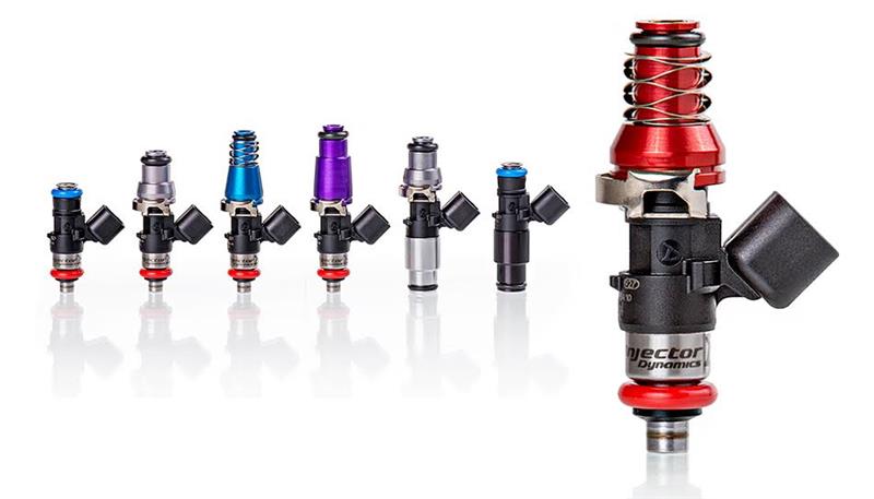 Injector Dynamics 1050.60.14.14.4 ID1050X Injectors 14mm (Purple) Top (Set of 4)