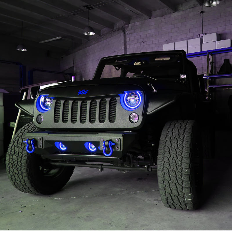 ORACLE Lighting 5769-334 Oracle 7in High Powered LED Headlights - Black Bezel - ColorSHIFT No Controller SEE WARRANTY