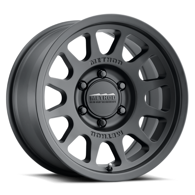 Method Wheels MR70378516525 Method MR703 17x8.5 +25mm Offset 6x135 87mm CB Matte Black Wheel