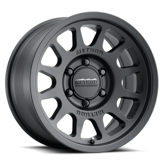 Method Wheels MR70378516525 Method MR703 17x8.5 +25mm Offset 6x135 87mm CB Matte Black Wheel
