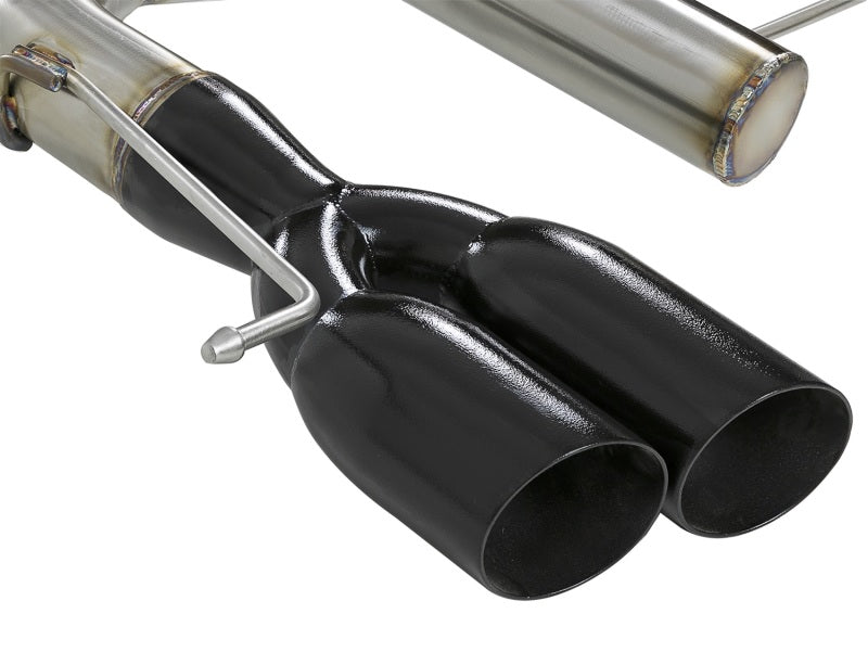 aFe 49-36302-B MACHForce XP 08-13 BMW 135i L6-2.0L N54/N55 3in. 304 SS Axle-Back Exhaust w/Black Tips