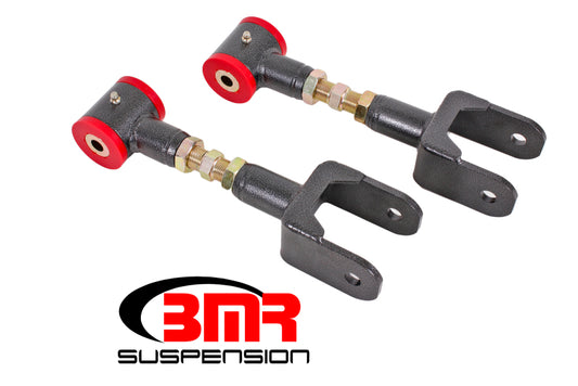 BMR Suspension UTCA040H BMR 79-04 Fox Mustang Upper Control Arms On-Car Adj. (Polyurethane) - Black Hammertone