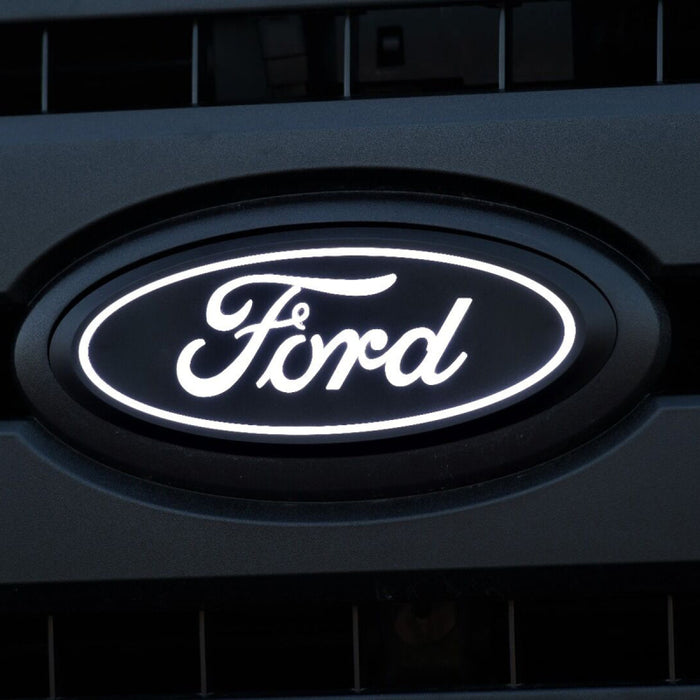 Putco 92801 17-19 Ford SuperDuty Front Luminix Ford LED Emblem - w/ Camera CutOut