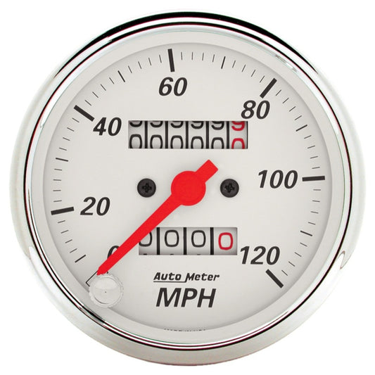 Autometer ATM1396 3-1/8in A/W Speedometer 120MPH