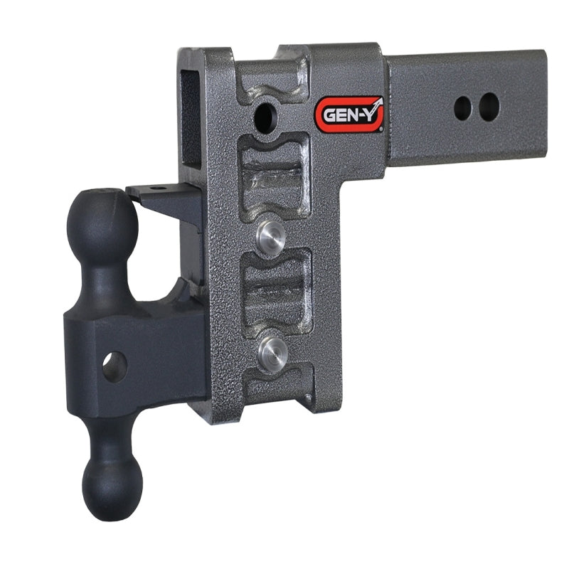 GEN-Y Hitch GH-1723 Gen-Y Mega Duty 3in Shank 6in Drop 3.5K TW 32K Hitch w/GH-0161 Dual-Ball/GH-0162 Pintle Lock