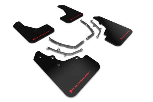 Rally Armor MF61-UR-BLK/RD 19-26 Mazda3 Hatchback Black UR Mud Flap w/Red Logo