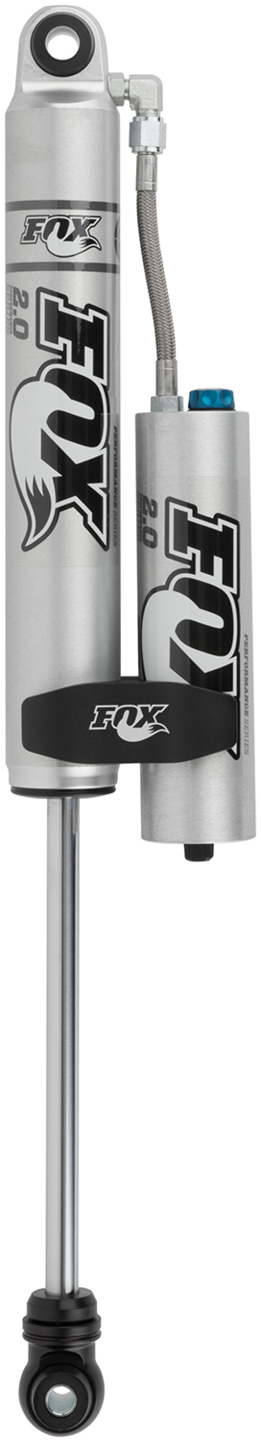 FOX 985-26-051 Fox 2.0 Factory Series 8.1in. Smooth Body R/R Shock w/CD Adj. (Alum) Std Travel / Eyelet Ends - Blk