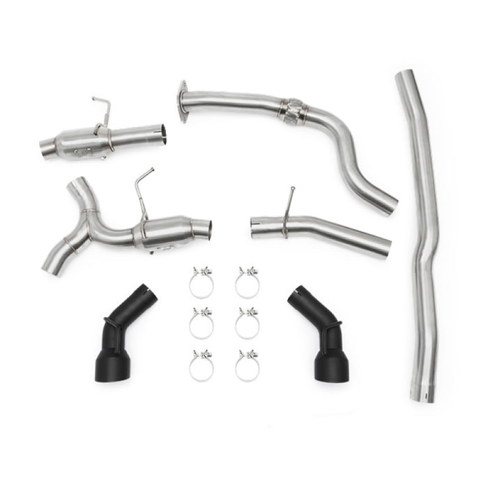 Mishimoto MMEXH-CAM4-16DTPBK 2016+ Chevrolet Camaro 2.0T Dual Black Tip Cat-Back Exhaust