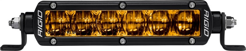 Rigid Industries 906704 6in SR-Series Pro Dot / SAE Fog Lights (Pair) - Selective Yellow