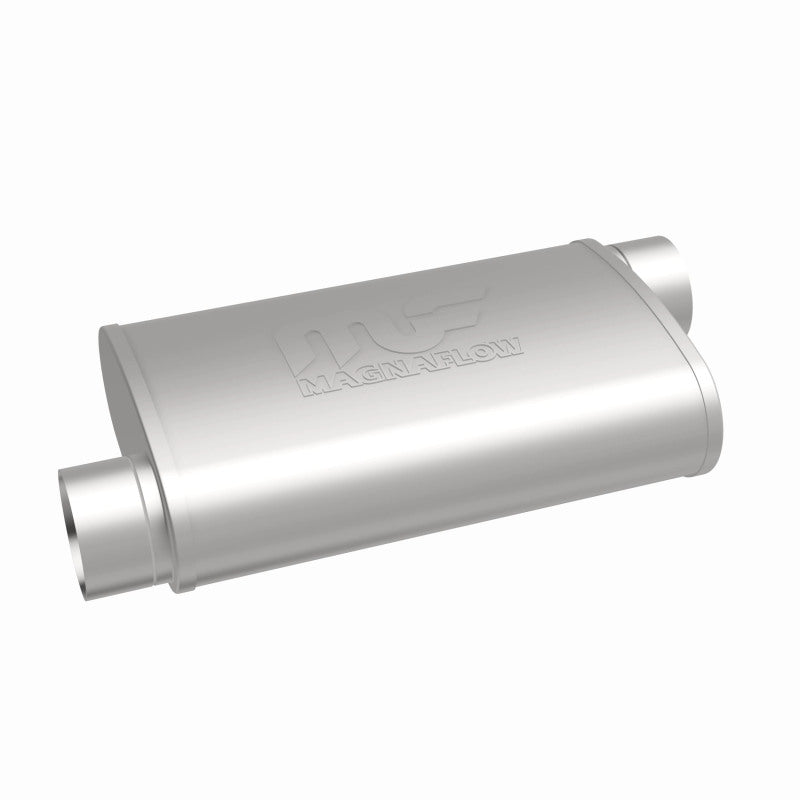 Magnaflow Perf Exhaust MAG11239 Stainless Steel Muffler 3in In/Out Offset/Offset