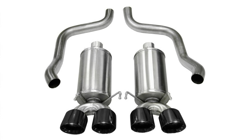 CORSA Performance 14469BLK Corsa 2005-2007 Chevrolet Corvette C6 6.0L V8 Black Xtreme Axle-Back Exhaust