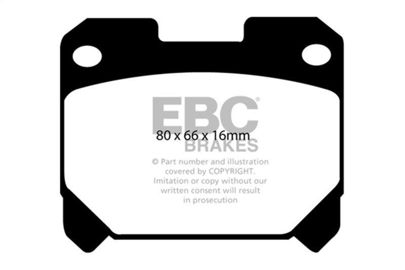 EBC DP31005C 93-98 Toyota Supra 3.0 Twin Turbo Redstuff Rear Brake Pads