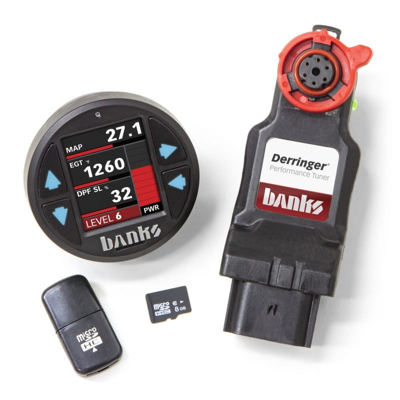 Banks Power 66793 17-19 GM 2500 6.6L L5P Derringer Tuner (Gen 2) w/ 1.8in iDash DataMonster