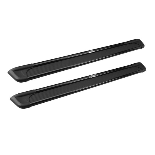 Westin 27-6125 Sure-Grip Aluminum Running Boards 72 in - Black