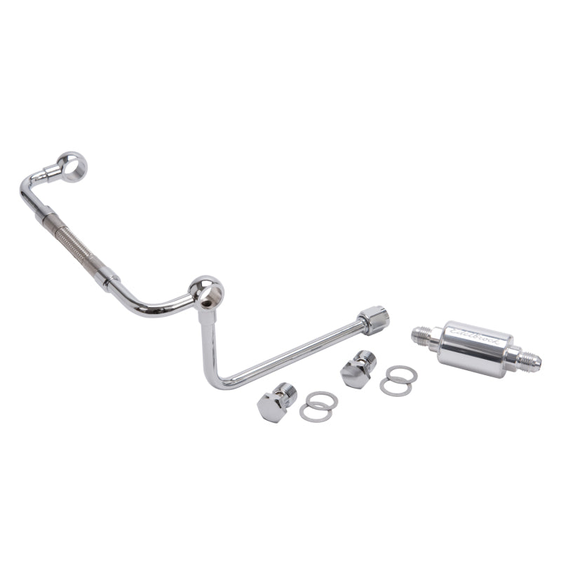 Edelbrock EDE8128 Dual Feed Fuel Line Kit