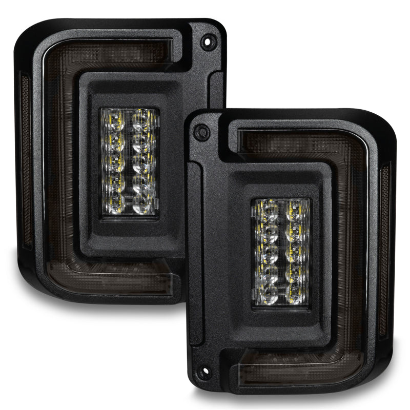 ORACLE Lighting 5891-504-T Oracle 07-17 Jeep Wrangler JK Flush Mount LED Tail Lights - Tinted SEE WARRANTY