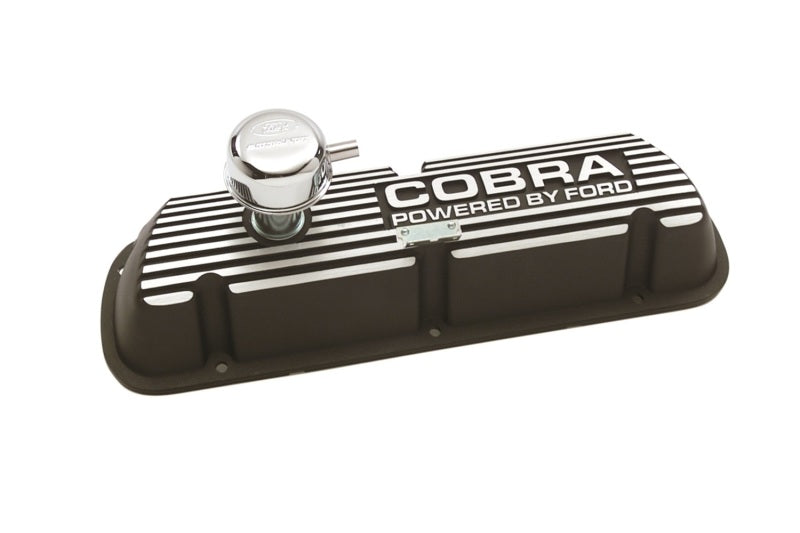 Ford Racing M-6582-A Black Satin Valve Cover Cobra