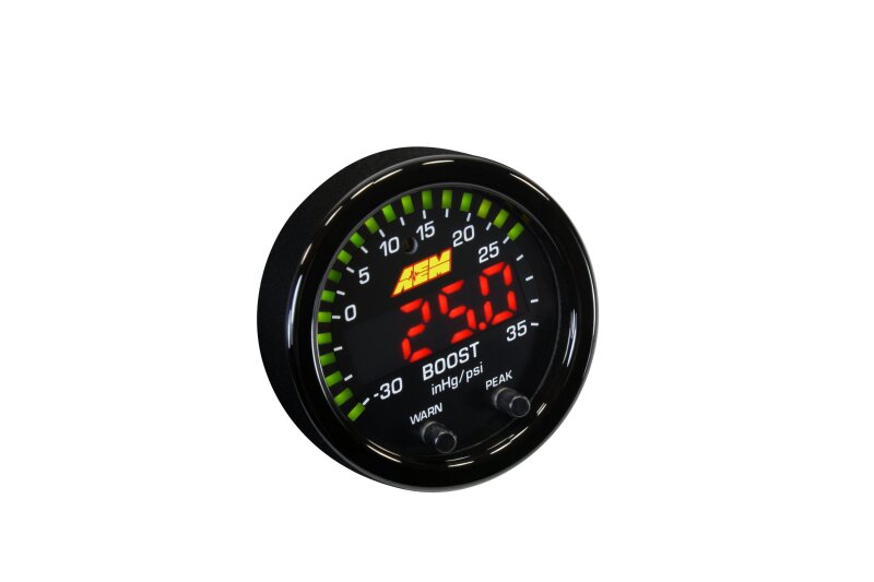 AEM 30-0306 X-Series Boost Pressure -30inHg 35psi Gauge