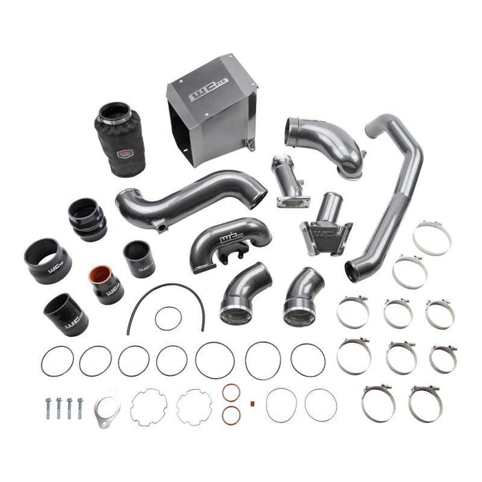 Wehrli WCF100437-GRY 06-07 Chevrolet 6.6L Duramax LBZ Stage 2 High Flow Bundle Kit - WCFab Grey