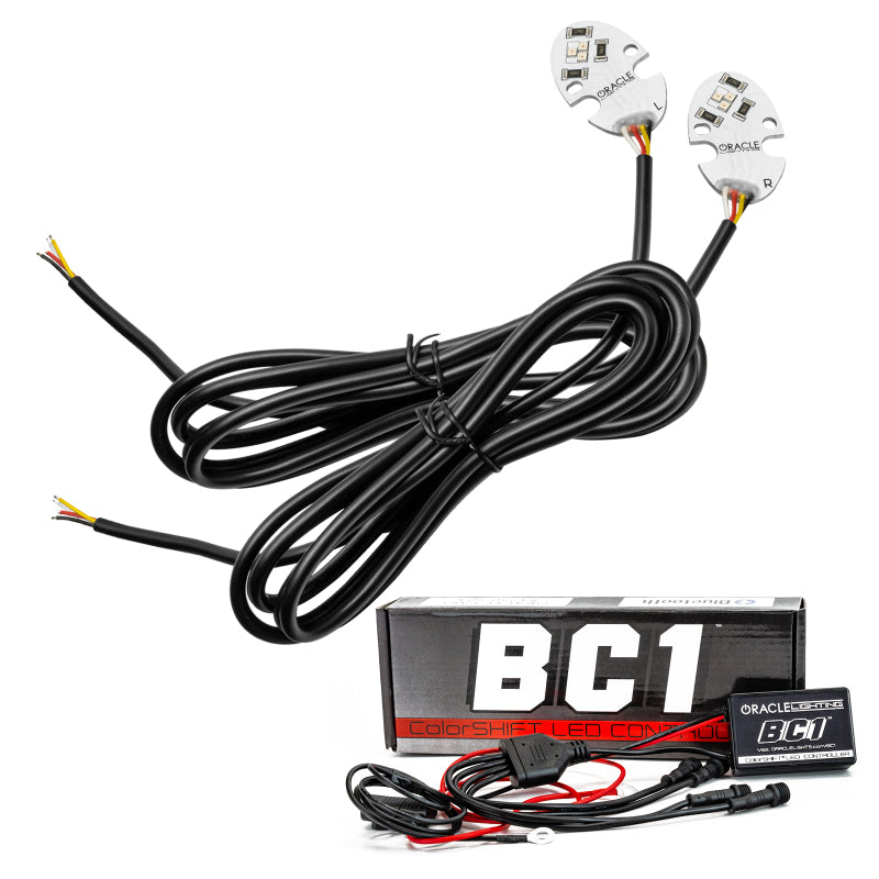 ORACLE Lighting 1286-335 Oracle 17-21 Tesla Model 3 Headlight DRL Upgrade Kit - ColorSHIFT w/ BC1 Controller SEE WARRANTY