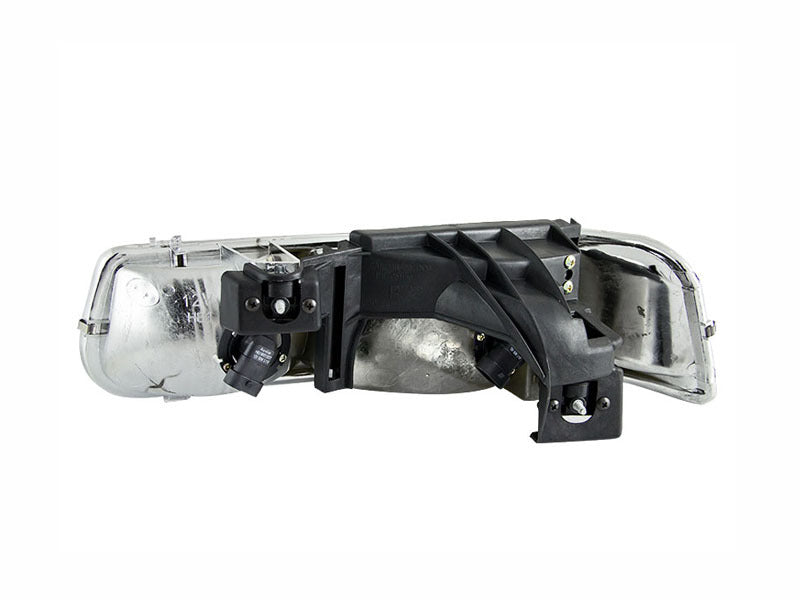 ANZO 111011 1999-2002 Chevrolet Silverado 1500 Crystal Headlights Chrome