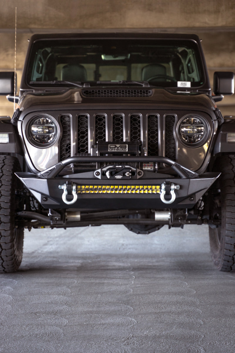 DV8 Offroad FBJL-11 07-23 Jeep Wrangler JK/JL & Gladiator JT FS-1 Series Stubby Front Bumper